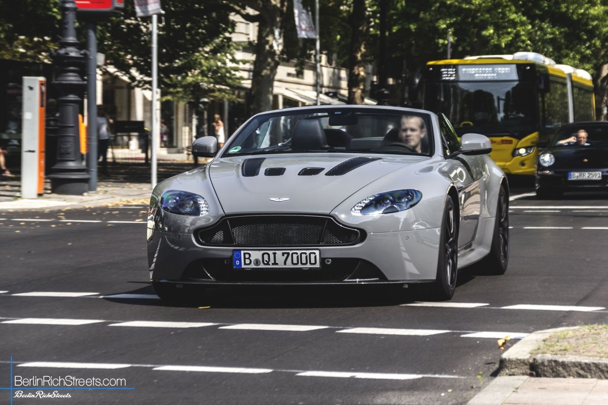 Aston Martin V12 Vantage S Roadster spotted in Berlin — BerlinRichStreets